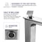 Anzzi Saunter Single-Handle Vessel Bathroom Faucet in Brushed Nickel L-AZ121BN - alternate 6